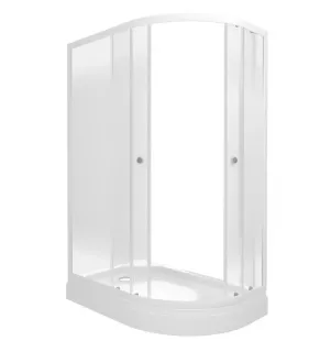 Душевая кабина Triton Коралл-Лайт Щ0000068949 левая 120x80 см профиль белый стекло градиент